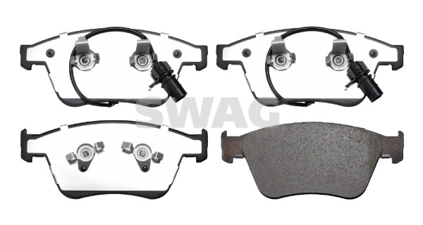 Sada brzdových platničiek kotúčovej brzdy SWAG